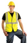 imagen de Occunomix High-Visibility Vest LUX-SSG/FR LG - Size Large - Lime Yellow - 56090