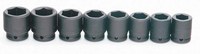 imagen de Williams JHWMS-6-8H 6 Puntos Juego de llaves de vaso profundas - accionamiento 3/4 pulg. - Longitud profunda - 32470