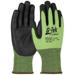 imagen de PIP G-Tek PolyKor 705CGNF Black/Green Large Cut-Resistant Gloves - ANSI A3 Cut Resistance - Nitrile Palm & Fingers Coating - 9.5 in Length - 705CGNF/L