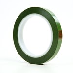 imagen de 3M 8403 Green Polyester Masking Tape - 1/2 in Width x 72 yd Length