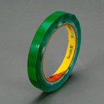 imagen de 3M Scotch 690 Green Color Coding Bag/Packaging Tape - 12 mm Width x 66 m Length - 2.3 mil Thick - 61640