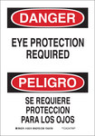 imagen de Brady B-555 Aluminio Rectángulo Cartel de PPE Blanco - 7 pulg. Ancho x 10 pulg. Altura - Idioma Inglés/Español - 125217