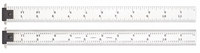 imagen de Starrett Acero templado para muelles Regla de acero - longitud de 12 pulg. - ancho de 1 pulg. - espesor de 3/64 pulg. - CD604R-12