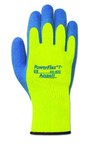 imagen de Ansell Powerflex T 80-400 Blue/Yellow 9 Thermal Terry Cloth Mechanic's Glove - Latex Palm Only Coating - 206420
