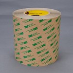 imagen de 3M 468MP Clear Transfer Tape - 2 in Width x 60 yd Length - 5.2 mil Thick - Polycoated Kraft Paper Liner - 19338