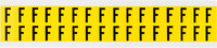 imagen de Brady 3420-F Etiqueta en forma de letra - F - Negro sobre amarillo - 9/16 pulg. x 3/4 pulg. - B-498
