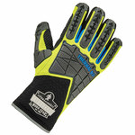 imagen de Ergodyne ProFlex Black/Lime Medium Neoprene Mechanic's Gloves - TPR Coating - 925WP MD