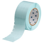 imagen de Brady THT-149-7566-10 Rollo de etiquetas troqueladas para impresoras - 0.5 pulg. x 1/2 pulg. - Poliéster - Transparente - B-7566