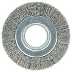 imagen de Weiler 03520 Wheel Brush - 6 in Dia - Crimped Stainless Steel Bristle