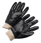 imagen de West Chester Black Large Supported Chemical-Resistant Gloves - Smooth Finish - 1007