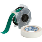 imagen de Brady Toughstripe 142172 Rollo de etiquetas para impresora - 1.125 pulg. x 100 pies - Poliéster - Verde - B-483