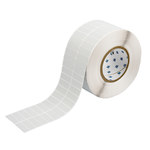 imagen de Brady THT-37-428-10 Rollo de etiquetas troqueladas para impresoras - 1.5 pulg. x 1/2 pulg. - Poliéster - Plateado - B-428