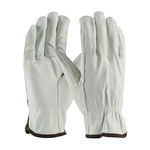 imagen de PIP 68-103 White Medium Grain Cowhide Leather Work Gloves - Straight Thumb - 9.3 in Length - 68-103/M