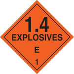imagen de Brady B-120 Poliéster reforzado con fibra de vidrio Cuadrado Letrero de anuncio para camión Naranja - 10 3/4 pulg. Ancho x 10 3/4 pulg. Altura - 63364