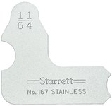 imagen de Starrett Acero Medidor de radio - 167-11/64