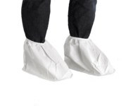 imagen de Ansell Microchem Disposable Shoe Covers 2000 ‭WH20-B-92-417-05‬ - Size 12 to 14 - White - 17934