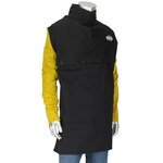 imagen de PIP Ironcat 8051 Black X-Small FR Cotton Cape Sleeve/Apron - Fits 21.5 in Chest - 616314-35499