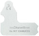 imagen de Starrett Acero Medidor de radio - 167-9/64