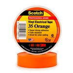 imagen de 3M Scotch 35-ORANGE-1/2 Orange PVC Insulating Tape - 1/2 in x 20 ft - 0.5 in Wide - 7 mil Thick - 10273