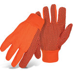 imagen de PIP 1JP5010F Hi-Vis Orange Large Cotton/Polyester Work Gloves - Straight Thumb