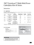 imagen de 3M Scotchcast 85-16 Verde Epoxi Kit de empalme de resina multimolde - 02403