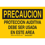 imagen de Brady B-302 Poliéster Cartel de PPE - Laminado - Idioma Inglés/Español - 37694