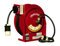 imagen de Reelcraft Industries L Series Cord Reel - 45 ft Cable Included - Spring Drive - 20 Amps - 125V - Single Outlet - 12 AWG - L 4545 123 3A