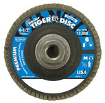 imagen de Weiler Tiger Type 27 Flap Disc 50710 - Zirconium - 4 1/2 in - 80 - Medium