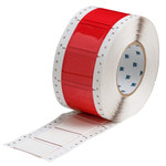 imagen de Brady Permasleeve HX-1000-2-WT-3 Die-Cut Printer Sleeve - 0.667 in x 1.634 in - Polyolefin - White - B-7642 - 82291