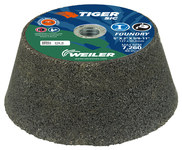imagen de Weiler Tiger SiC Portable Grinding Cup Wheels 68354 - 5 in - Silicon Carbide - 16 - Q