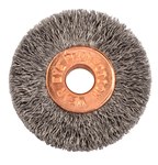imagen de Weiler 16521 Wheel Brush - 1-1/4 in Dia - Crimped Stainless Steel Bristle