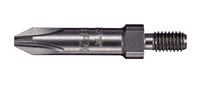 imagen de Vega Tools #2 Phillips Roscado Broca impulsora 103238P2X - Acero S2 Modificado - 1 1/2 pulg. Longitud - Fosfato de manganeso acabado - 00761