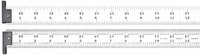 imagen de Starrett Acero templado para muelles Regla de acero - longitud de 24 pulg. - ancho de 1-1/4 in - espesor de 3/64 pulg. - CH604R-24