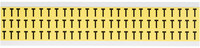 imagen de Brady 3410-T Etiqueta en forma de letra - T - Negro sobre amarillo - 11/32 pulg. x 1/2 pulg. - B-498