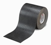 imagen de AbilityOne Skilcraft Negro Cinta antideslizante - 4 pulg. Anchura x 60 pies Longitud - Un solo lado Adhesiva - 1020