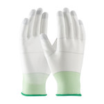 imagen de PIP CleanTeam 40-C125 White Small Nylon Work Gloves - Polyurethane Palm & Fingers Coating - 8.5 in Length - 40-C125/S