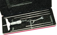 imagen de Starrett Medidor de profundidad micrométrico - longitud de 2-1/2 pulg. - diámetro de.045x1/8 pulg. - 449AZ-6R
