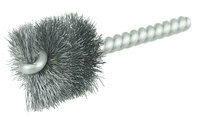 imagen de Weiler Steel Single Spiral Tube Brush - 3.5 in Length - 1 1/8 in Diameter - 0.005 in Bristle Diameter - 21150