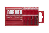 imagen de Dormer A191 Jobber Drill Set 5969762 - Right Hand Cut - Steam Tempered Finish - 4 x D Standard Spiral Flute
