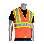 imagen de PIP High-Visibility Vest 305-MVFROR 305-MVFROR-S/M - Size Small/Medium - Orange - 88513