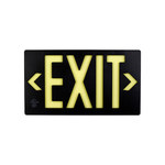 imagen de Brady Plástico Rectángulo Señales de estacionamiento, tráfico y carretera Negro - 15.5 pulg. Ancho x 8.75 pulg. Altura - 1149962