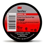 imagen de 3M Temflex 1700P Insulating Tape - 3/4 in x 66 ft - 0.18 mm Thick - 60051