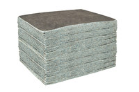 imagen de Sellars DuraSoak Light-Duty Gris Celulosa/Polietileno/Polipropileno 45.5 gal Almohadillas absorbentes - Ancho 15 pulg. - Longitud 19 pulg. - sellars 23300