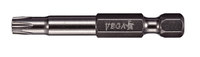 imagen de Vega Tools 10 Torx a prueba de manipulaciones Potencia Broca impulsora 150TT10A - Acero S2 Modificado - 2 pulg. Longitud - Gris Gunmetal acabado - 00338