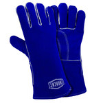 imagen de West Chester 9050 Blue Large (Left Hand Only) Split Cowhide Welding Glove - Wing Thumb - 14 in Length - 9050/LHO