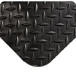 imagen de Wearwell Spongecote Tapete antifatiga 414.1516x6x75BK - 6 pies x 75 pies - Nitricell - Placa de diamante - Negro - 62314