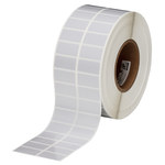 imagen de Brady THT-6-413-10 Rollo de etiquetas troqueladas para impresoras - 1.5 pulg. x 3/4 pulg. - Poliéster - Plateado - B-413