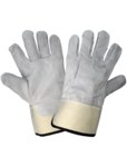 imagen de Global Glove 2250FC Gray Large Split Leather Work Gloves - 2250FC/LG