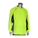 imagen de PIP Long Sleeve High-Visibility T-Shirt 310-1150B 310-1150B-LY/L - Lime Yellow - 22433