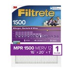 imagen de 3M Filtrete 16 in x 20 in x 1 in 2000-4-HR MERV 12, 1500 MPR Air Filter - 02000